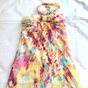 Johnny Martin 5 yellow short dress